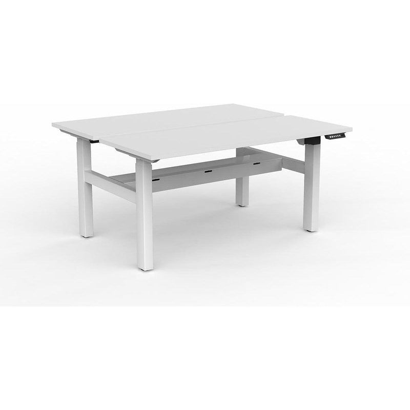 Agile 2-Column Electric Shared Desk - Cable Tray