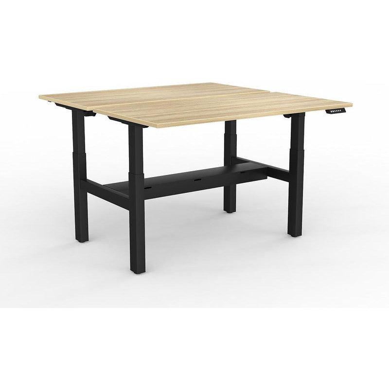 Agile 2-Column Electric Shared Desk - Cable Tray