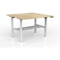 Agile 2-Column Electric Shared Desk - Cable Tray