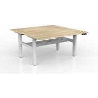 Agile 2-Column Electric Shared Desk - Cable Tray