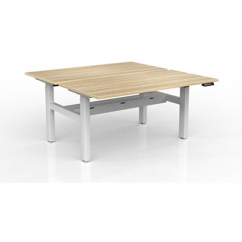 Agile 2-Column Electric Shared Desk - Cable Tray