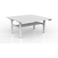 Agile 2-Column Electric Shared Desk - Cable Tray