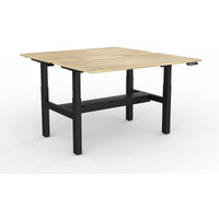 Agile 2-Column Electric Shared Desk - Cable Tray