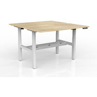 Agile 2-Column Electric Shared Desk - Cable Tray