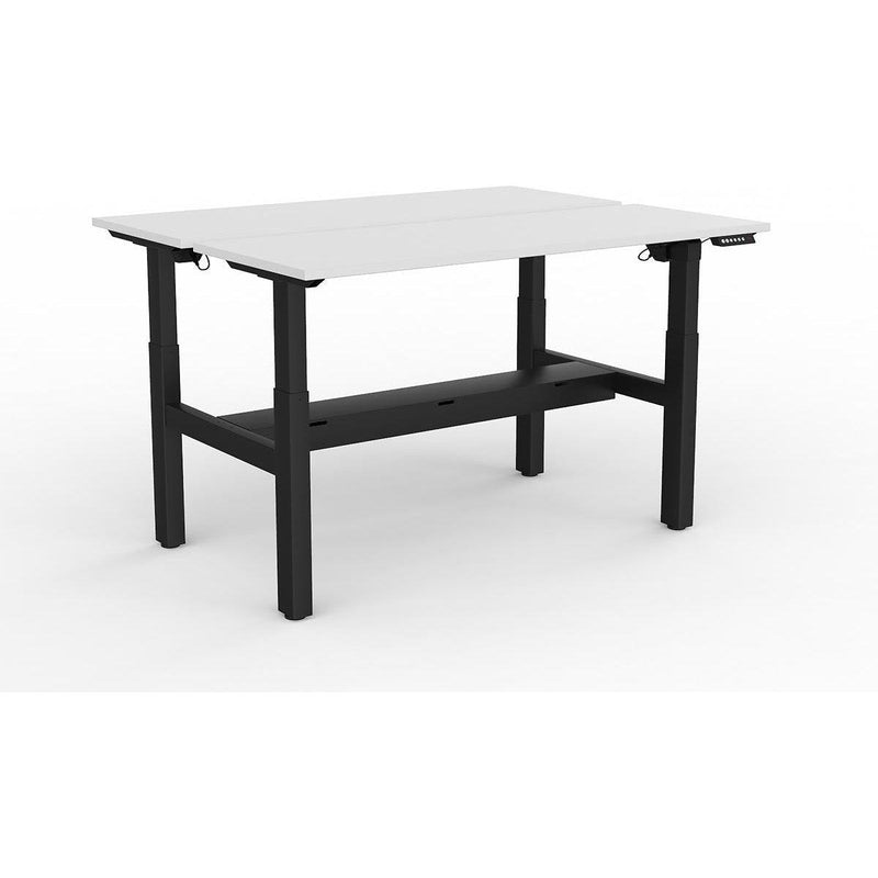 Agile 2-Column Electric Shared Desk - Cable Tray