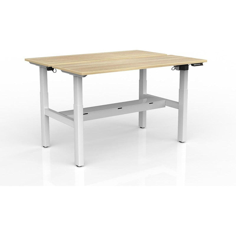 Agile 2-Column Electric Shared Desk - Cable Tray