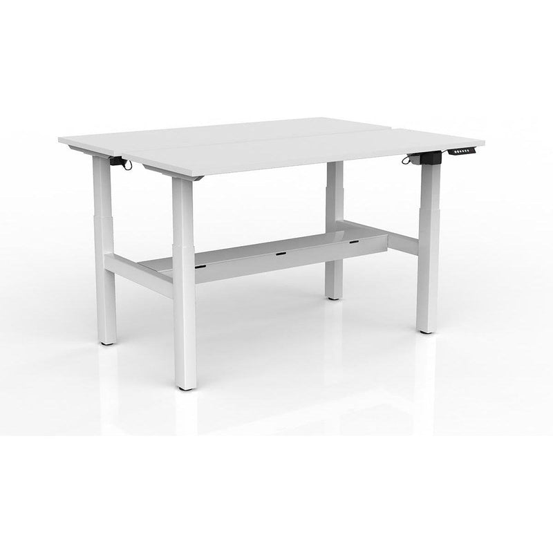 Agile 2-Column Electric Shared Desk - Cable Tray