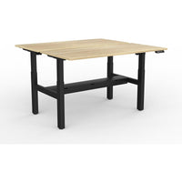 Agile 2-Column Electric Shared Desk - Cable Tray