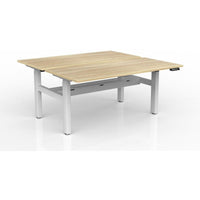 Agile 2-Column Electric Shared Desk - Cable Tray