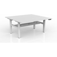 Agile 2-Column Electric Shared Desk - Cable Tray