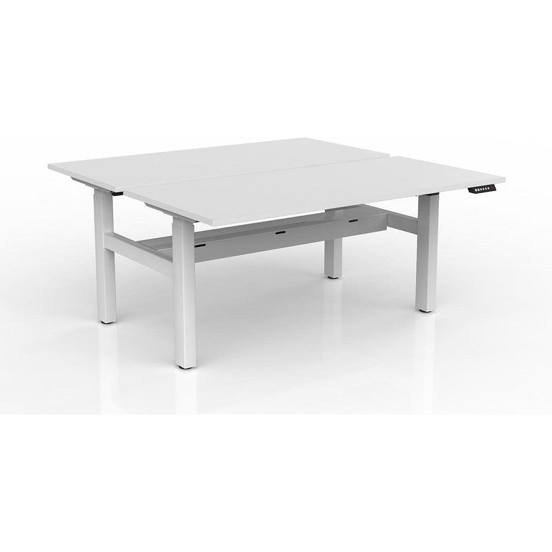 Agile 2-Column Electric Shared Desk - Cable Tray