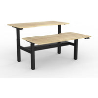 Agile 2-Column Electric Shared Desk - Cable Tray