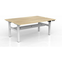 Agile 2-Column Electric Shared Desk - Cable Tray