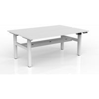 Agile 2-Column Electric Shared Desk - Cable Tray