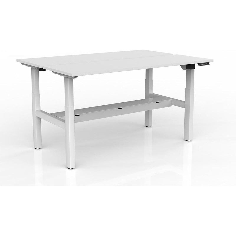 Agile 2-Column Electric Shared Desk - Cable Tray