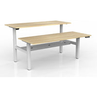 Agile 2-Column Electric Shared Desk - Cable Tray