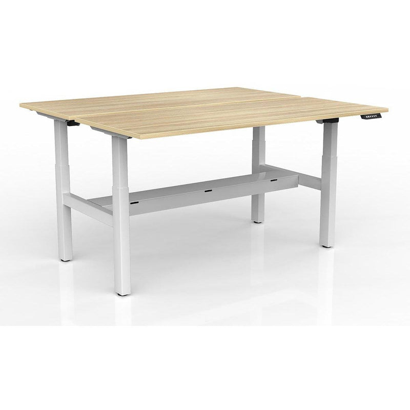 Agile 2-Column Electric Shared Desk - Cable Tray