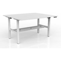 Agile 2-Column Electric Shared Desk - Cable Tray