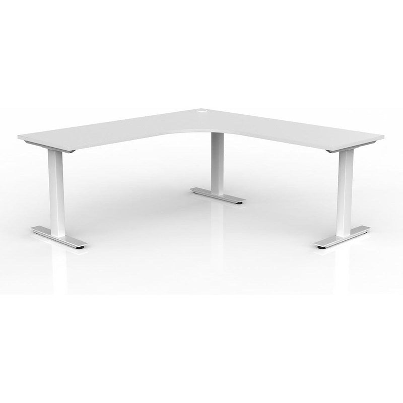 Agile Fixed Height 90° Workstation - Right Hand Workstation Return