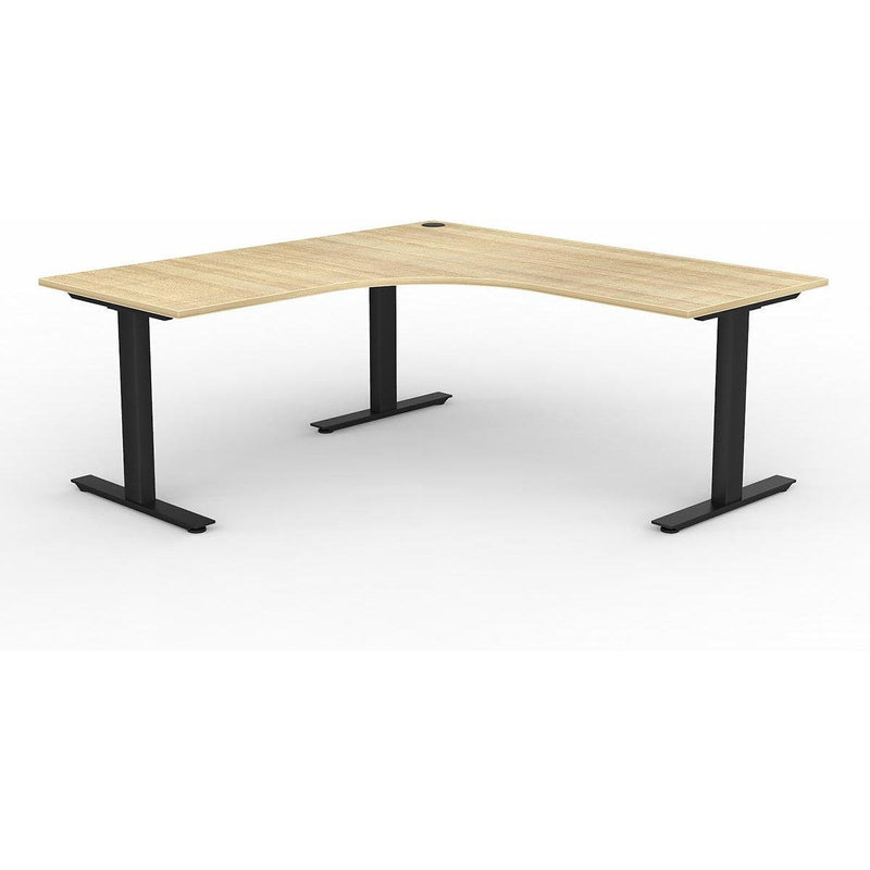 Agile Fixed Height 90° Workstation - Left Hand Workstation Return