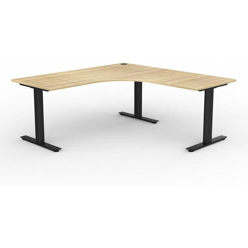 Agile Fixed Height 90° Workstation - Right Hand Workstation Return