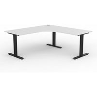 Agile Fixed Height 90° Workstation - Right Hand Workstation Return