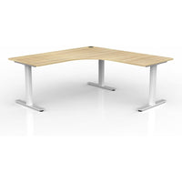 Agile Fixed Height 90° Workstation - Right Hand Workstation Return