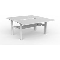 Agile Fixed Height Shared Desk - Cable Tray