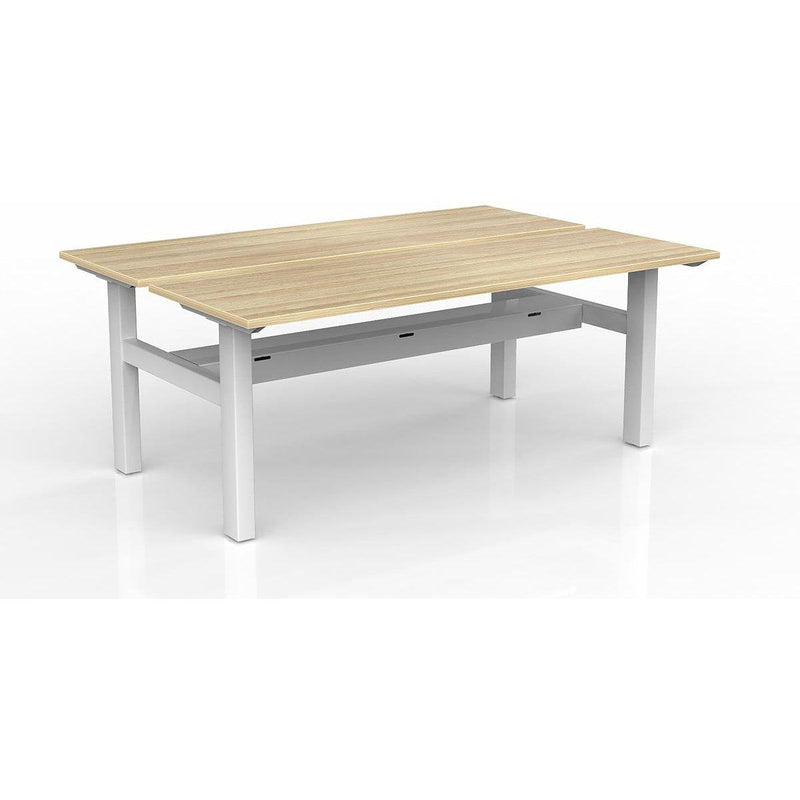 Agile Fixed Height Shared Desk - Cable Tray