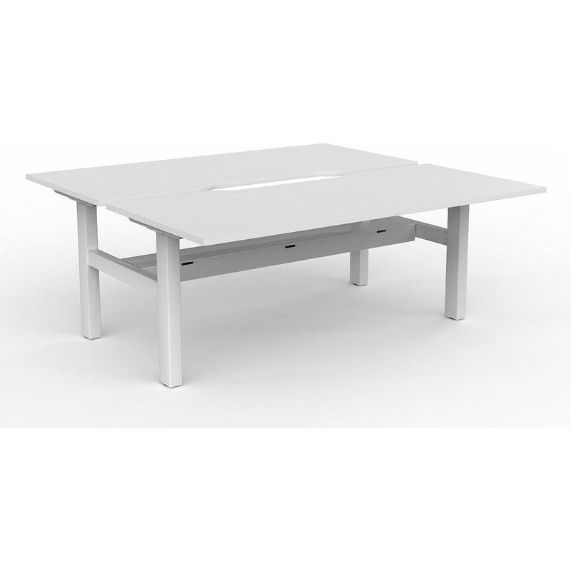 Agile Fixed Height Shared Desk - Cable Tray