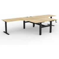 Agile Winder Adjust 90° Shared Workstation