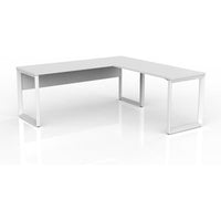 Anvil Desk with Return and Modesty - Right Hand