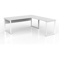 Anvil Desk with Return and Modesty - Right Hand