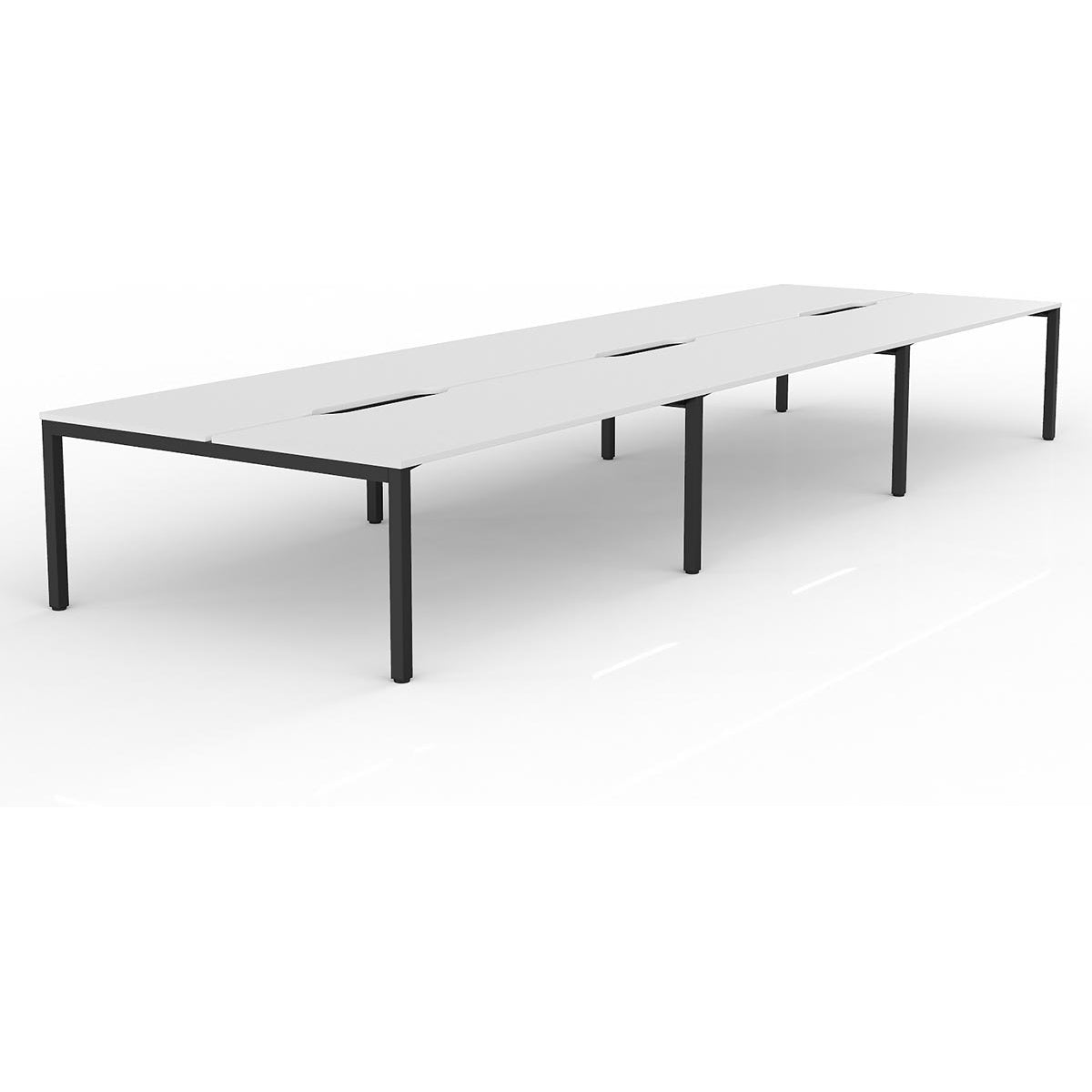 Axis 6-User Double Sided Workspace-Elite Office Furniture