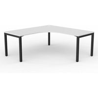 Axis Single 90-degree Workspace - White Worktop