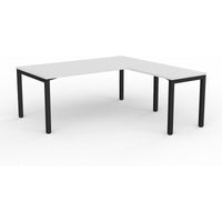 Axis Desk with Return - White Worktop