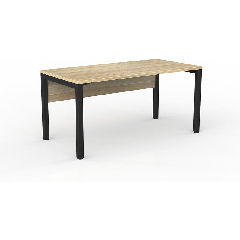 Axis Straight Desk with Melamine Modesty