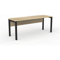 Axis Straight Desk with Melamine Modesty