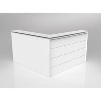 Axis Corner Reception Counter with Poptop