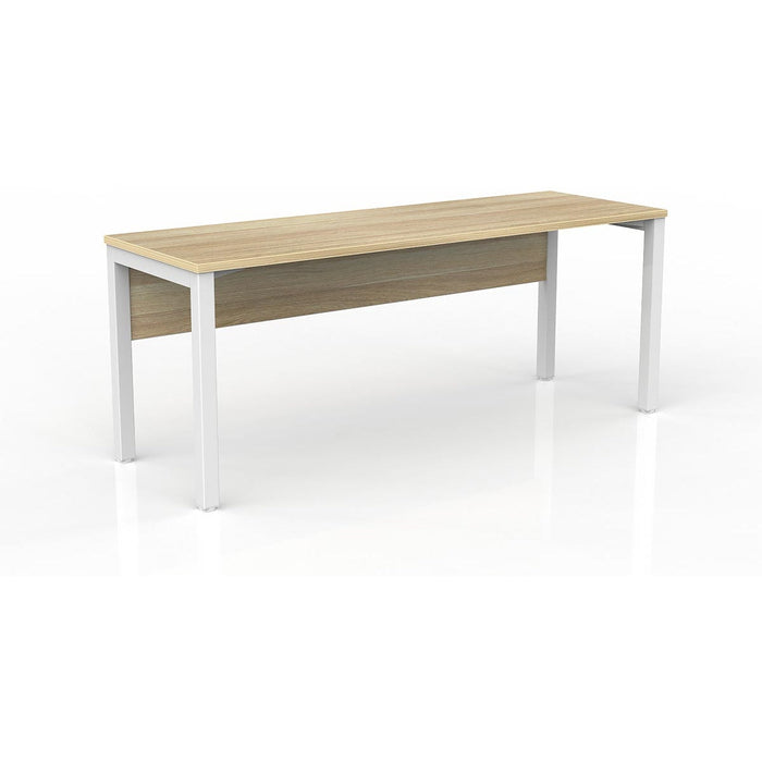 Axis Straight Desk with Melamine Modesty