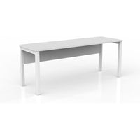 Axis Straight Desk with Melamine Modesty