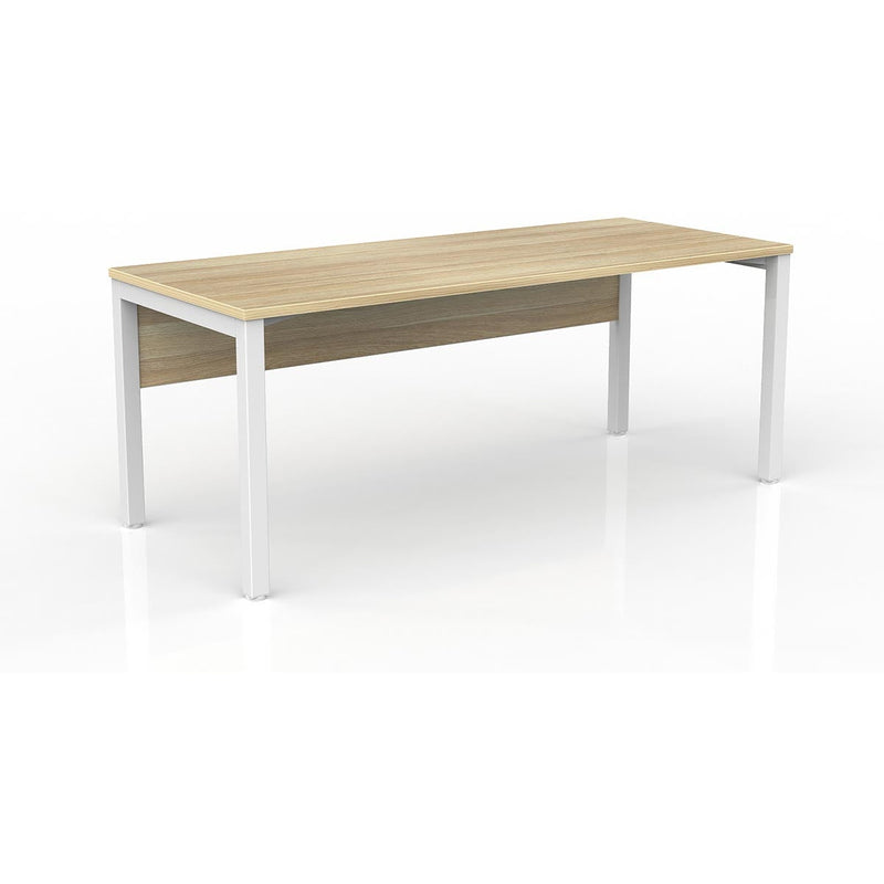 Axis Straight Desk with Melamine Modesty