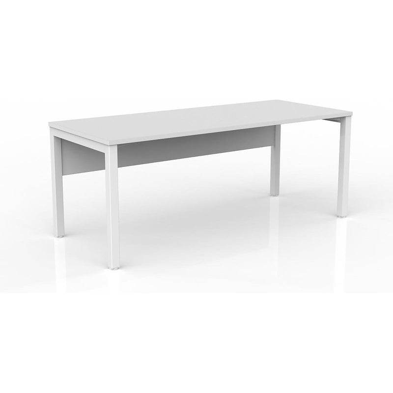Axis Straight Desk with Melamine Modesty