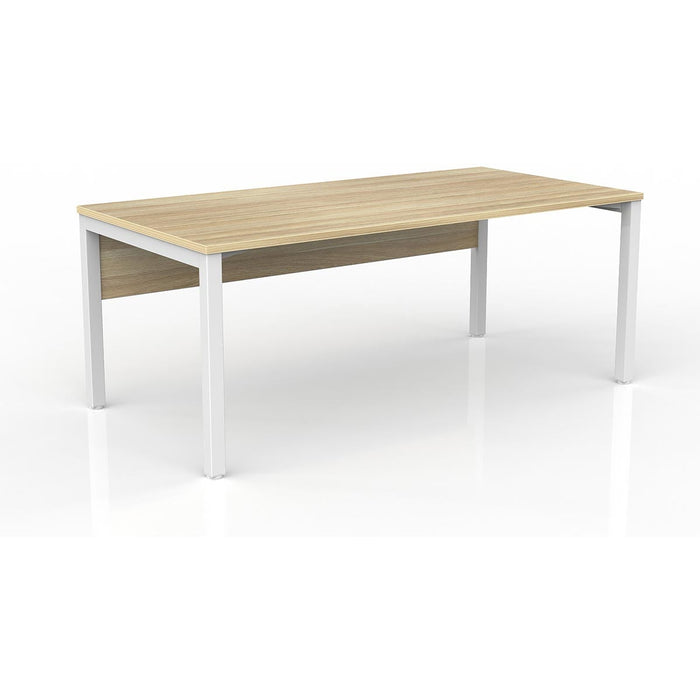 Axis Straight Desk with Melamine Modesty