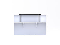 White Sorrento Reception Counter