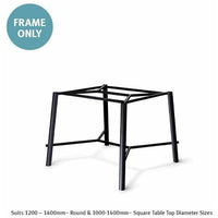 IDEO Square Meeting Table Frame – Steel Legs ‘Pronto’