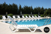 Aqua Sunlounger 3 Piece Package with Side Table