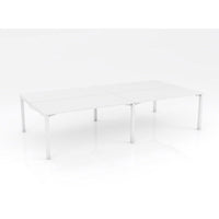 Axis Stretch 4 Person Double Sided Desk