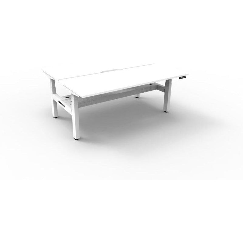 BOOST Plus + Electric Height Adjustable Back to Back Workstation