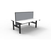 BOOST Plus + Electric Height Adjustable Back to Back Workstation
